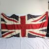 Image 1 : Vintage Union Jack British Flag 71" x 33"