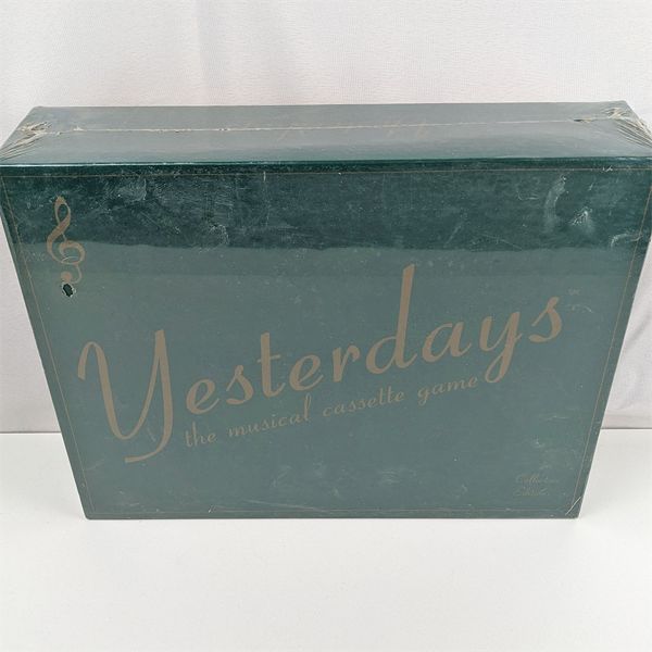 New In Box Vintage Yesterdays Musical Cassette Game