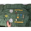 Image 2 : Lot of 15 Vintage Boy Scouts Badges Sewn on Sleeping Bag Circa 1960's