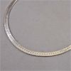 Image 2 : Beautiful 925 Sterling Silver Herringbone Chain 24"