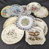 Image 1 : Lot of 8 Vintage Decorative Plates & 2 Bowls