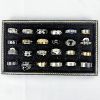 Image 1 : Set of 25 Various Rings with Ring Tray  - Various Sizes