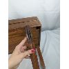 Image 5 : Vintage Wood Sewing Box with Removable Legs