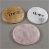 Image 1 : Trust & Hope Crystal Worry Stones and Rose Quartz Worry Stone