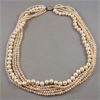 Image 1 : Gorgeous Vintage Multi Strand Fresh Water Pearl Necklace 20"