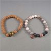 Image 3 : Set of 4 Gemstone Bracelets & Ocean Jasper Pendant