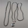 Image 1 : Set of 3 Hematite Gemstone Necklaces
