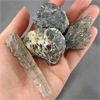 Image 2 : Lot of Raw Black Tourmaline & Manitoba Selenite Specimens