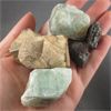 Image 1 : Lot of Raw Picture Jasper, Green Calcite & Hematite Specimens