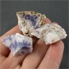 Image 2 : Lot of 3 Raw Morado Purple Opal Specimens