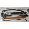 Image 2 : Lot of 6 Genuine Leather Belts and 2 Other Belts 