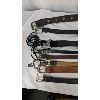 Image 3 : Lot of 6 Genuine Leather Belts and 2 Other Belts 