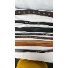 Image 4 : Lot of 6 Genuine Leather Belts and 2 Other Belts 