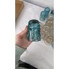 Image 3 : Lot of 23 Vintage Electrical Insulators - Aqua Blue and Clear Glass