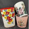 Image 1 : Set of 4 Vintage Trash Containers