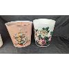 Image 2 : Set of 4 Vintage Trash Containers