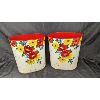 Image 5 : Set of 4 Vintage Trash Containers