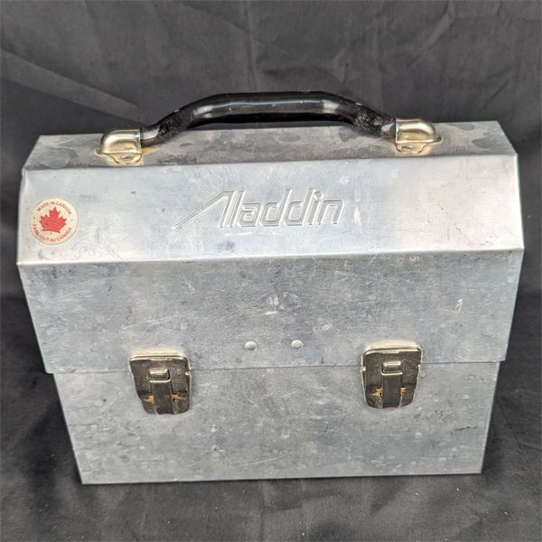 Vintage Aladdin Aluminum Lunch Box 