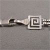 Image 2 : 925  Sterling Silver Greek Key Bracelet 7.5"