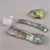 Image 4 : Calcite Crystal, Clear Quartz Points & Cluster, Chalcopyrite, Fluorite and Abalone Shell