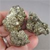 Image 2 : Lot of 3 Natural Pyrite Crystal Cluster Specimens