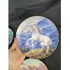 Image 4 : Set of 4 Princeton Gallery Unicorn Collector Plates 8"