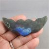 Image 2 : Blue Flash Labradorite Heart with Wings 3"