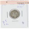 Image 1 : 1934 P USA MERCURY DIME 90% SILVER