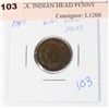 1897 U.S.A. INDIAN HEAD PENNY