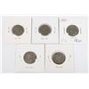 Image 2 : 4 KING GEORGE V NICKELS 1929, 1931, 1933
