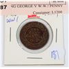 1916 KING GEORGE V W.W.! PENNY