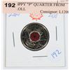 Image 1 : 2004 POPPY "P" QUARTER FROM MINT ROLL