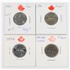 Image 1 : 1945 V, 1950 , 1751-1951 COMMON & 1952 NICKEL