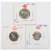 Image 1 : 1867-1967 QUARTER, DIME & NICKEL 80% SILVER