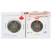 Image 1 : 1978 S.J &1979 R.B 50 CENT PIECES 3,341,892 &