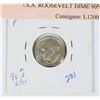 Image 1 : 1962 P U.S.A. ROOSEVELT DIME 90% SILVER