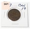 Image 1 : 1909 CANADIAN LARGE PENNY