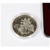 Image 2 : 1990 CANADIAN PROOF SILVER DOLLAR IN DISPLAY BOX