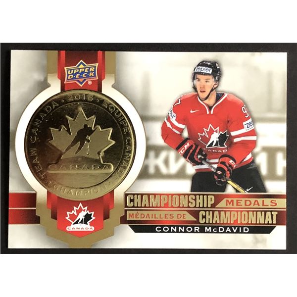 2021-22 UPPER DECK CHAMPIONSHIP MEDALS Connor McDavid