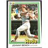 Image 1 : 1981 DONRUSS (inaugural issue) Johnny Bench (HOF)