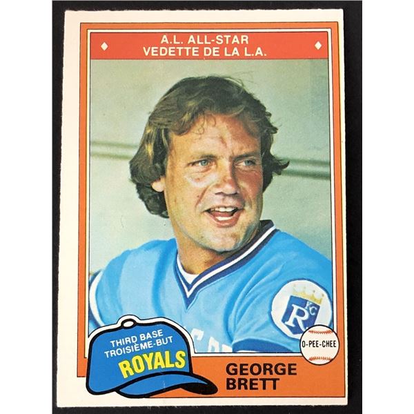 1981 O-PEE-CHEE George Brett (HOF)
