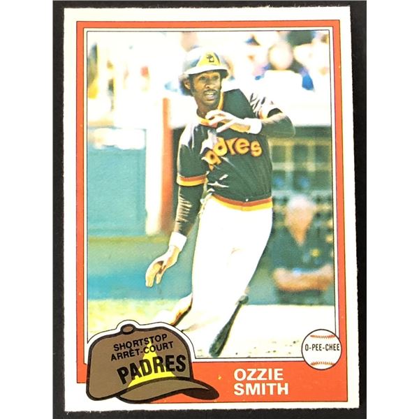 1981 O-PEE-CHEE Ozzie Smith (HOF)