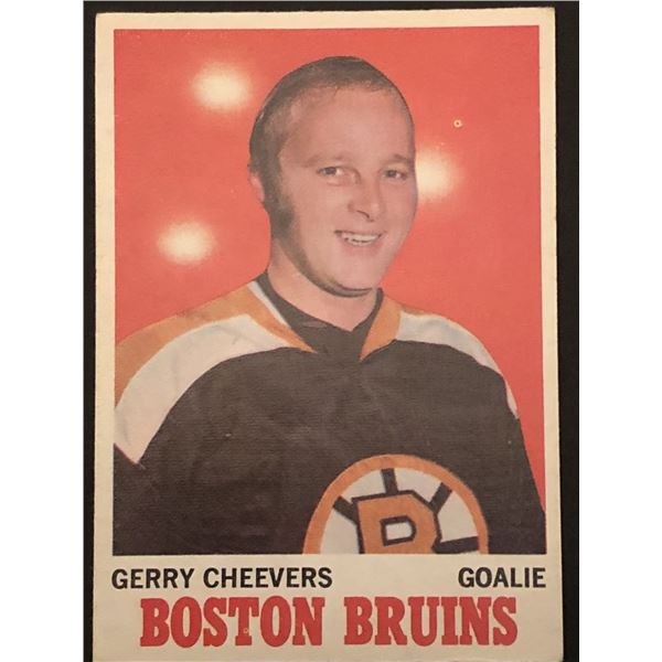 1970-71 O-PEE-CHEE Gerry Cheevers (HOF)