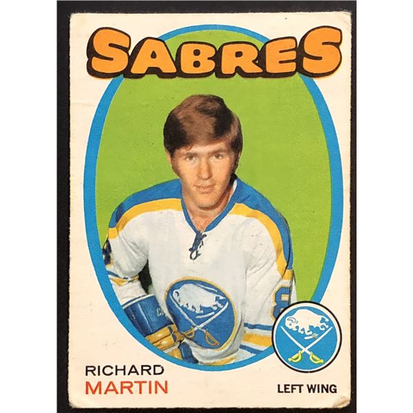 1971-72 O-PEE-CHEE Rick Martin (RC) (HOF)