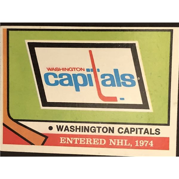 1974-75 TOPPS Washington Capitals