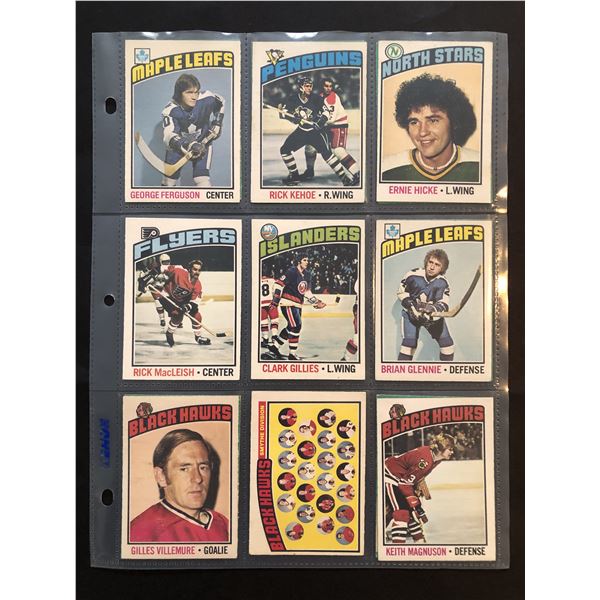 1976-77 O-PEE-CHEE collection (15 cards)