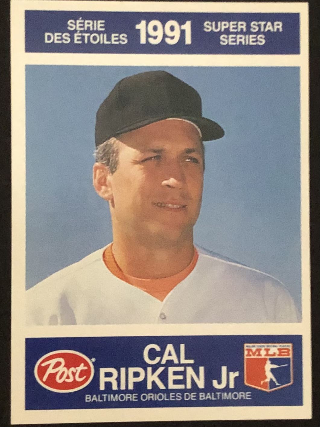 1991 POST CEREAL Cal Ripken Jr (HOF)