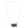 Image 2 : Navajo R. Sam Sterling Silver Turquoise Necklace