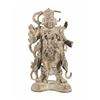 Image 1 : C. 1800- Feng Shui Wei Gilt Tuo Skanda Bronze