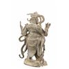 Image 8 : C. 1800- Feng Shui Wei Gilt Tuo Skanda Bronze